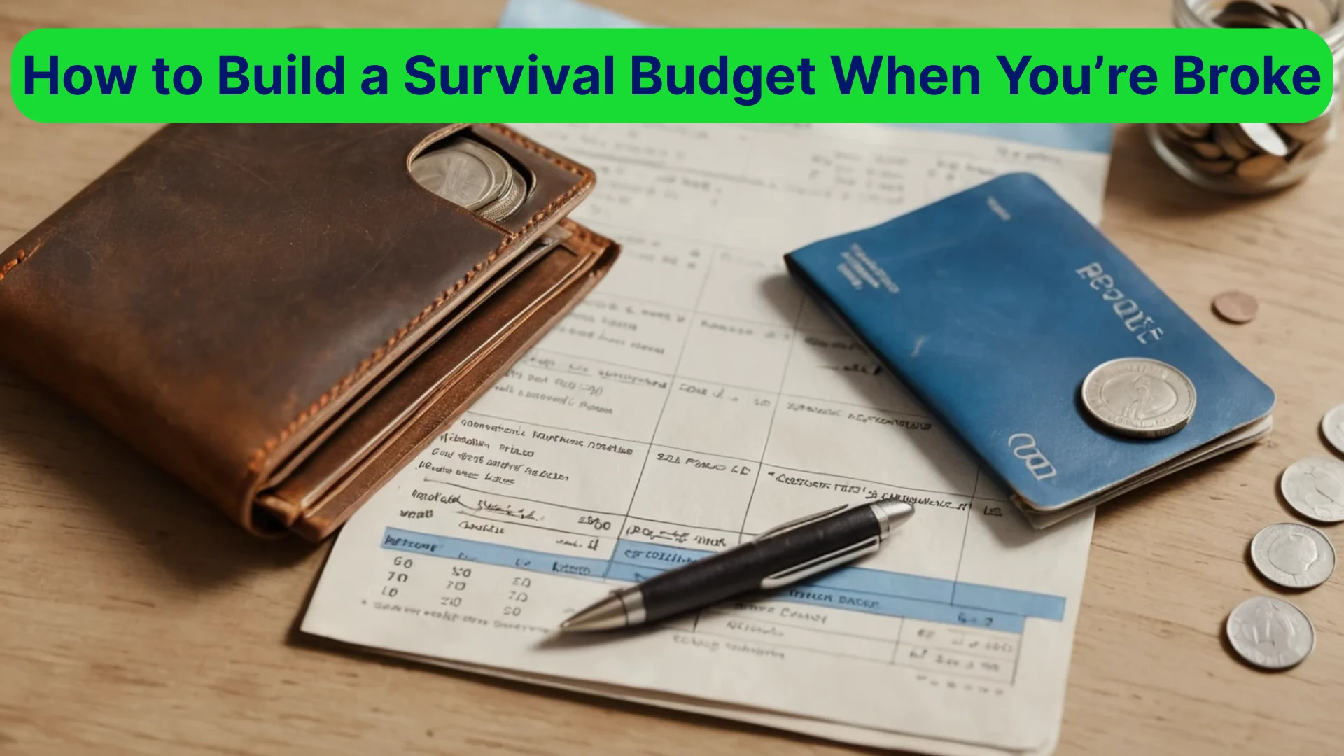 How to Build a Survival Budget When You’re Broke